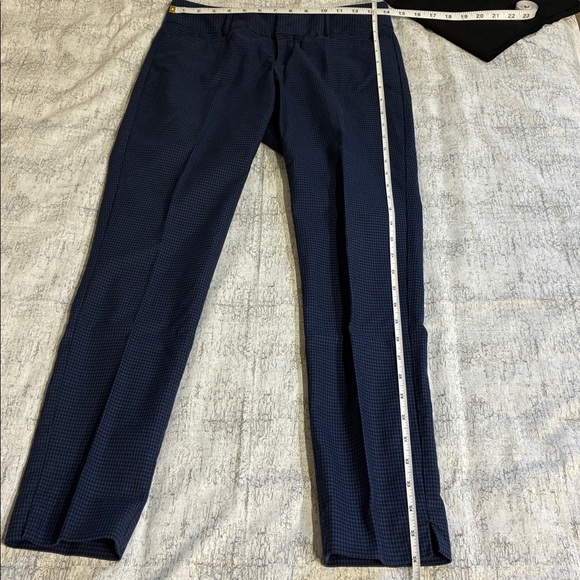 Banana Republic Pants, Jackson Fit; Dark Purple & Black Houndstooth; Size: 0 - Picture 11 of 12